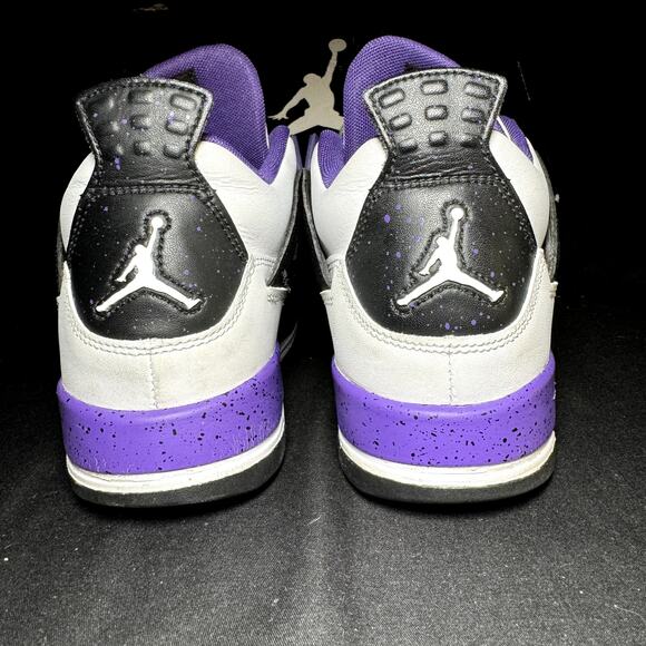 A0754 - Size 7 - Nike Air Jordan 4 Retro GS UItraviolet Men's Shoes - Picture 5 of 9